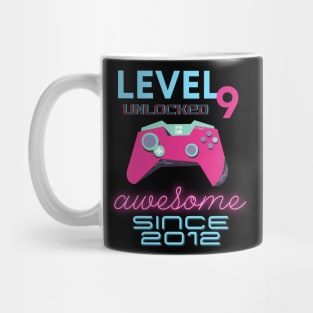 Level 9 Unlocked Awesome 2012 Video Gamer Mug